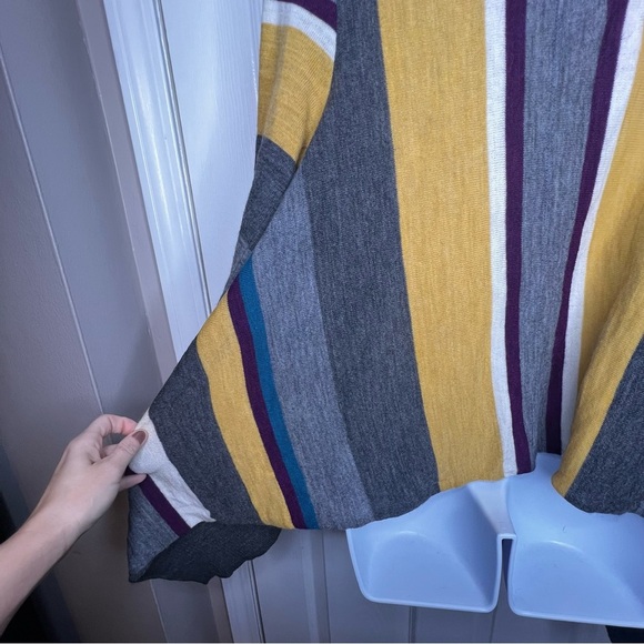 Stambecco Women’s Medium Gray Wool Knit Cardigan Sweater Top M Made In Italy - Picture 4 of 16